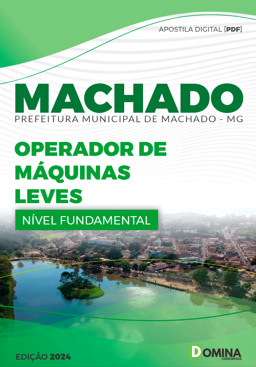 Apostila Operador de Máquinas Leves Machado MG 2024